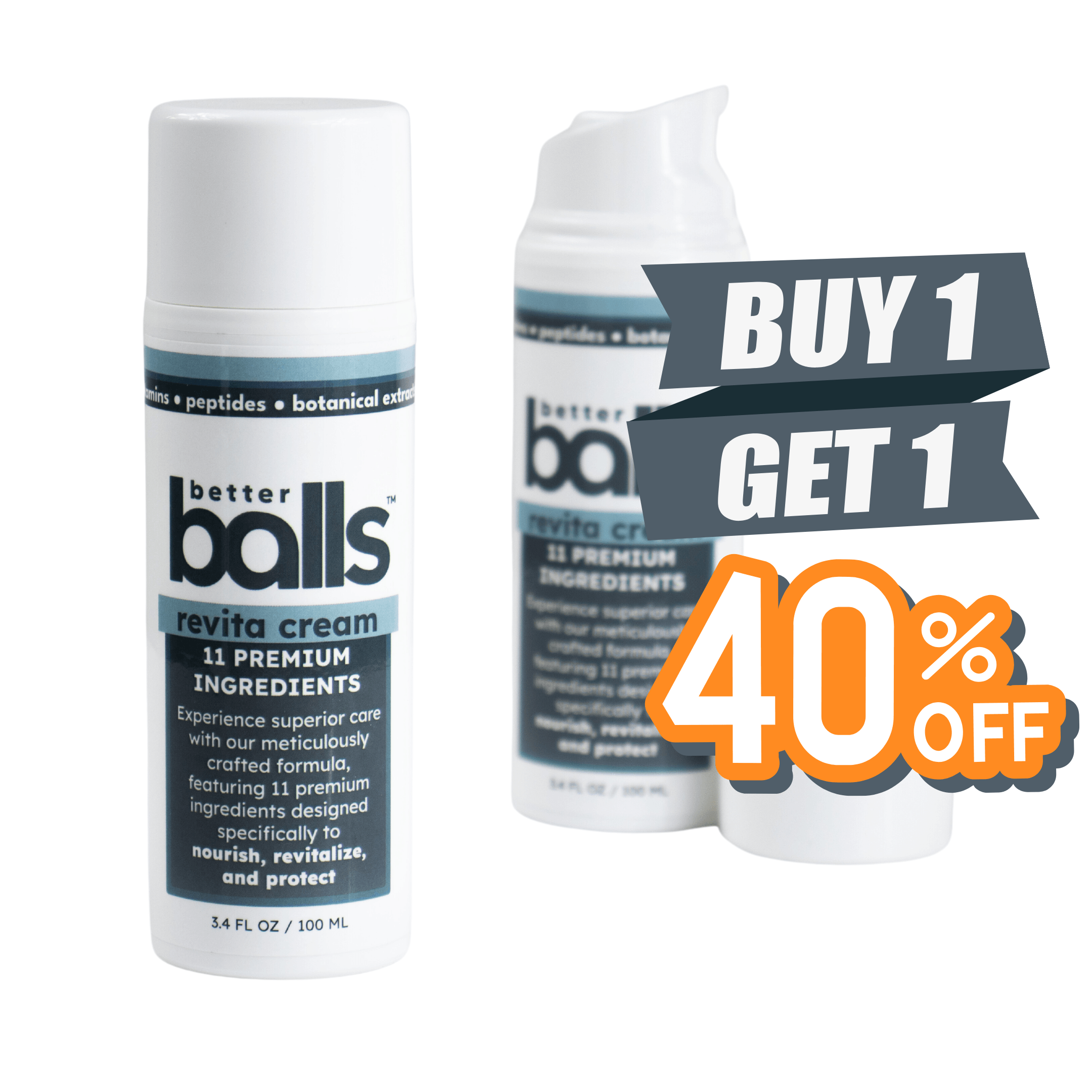 [PACK OF 2] BETTER BALLS REVITA CREAM - (3.4oz/100mL) (CAN) - betterballs